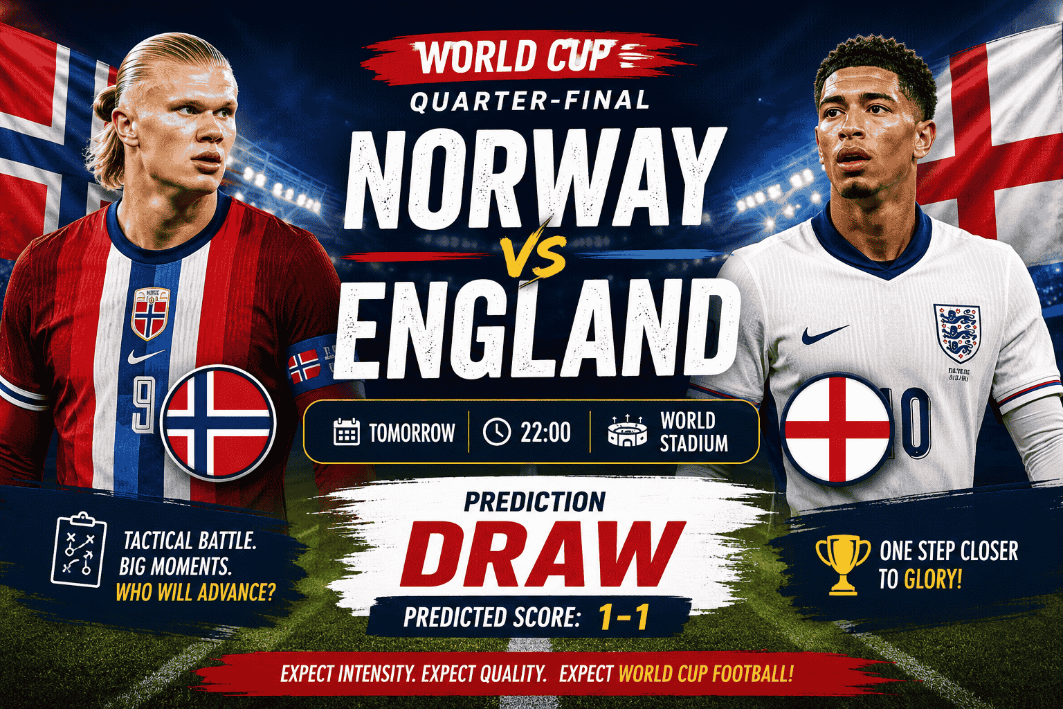 Norway vs England Match Preview and Prediction photo