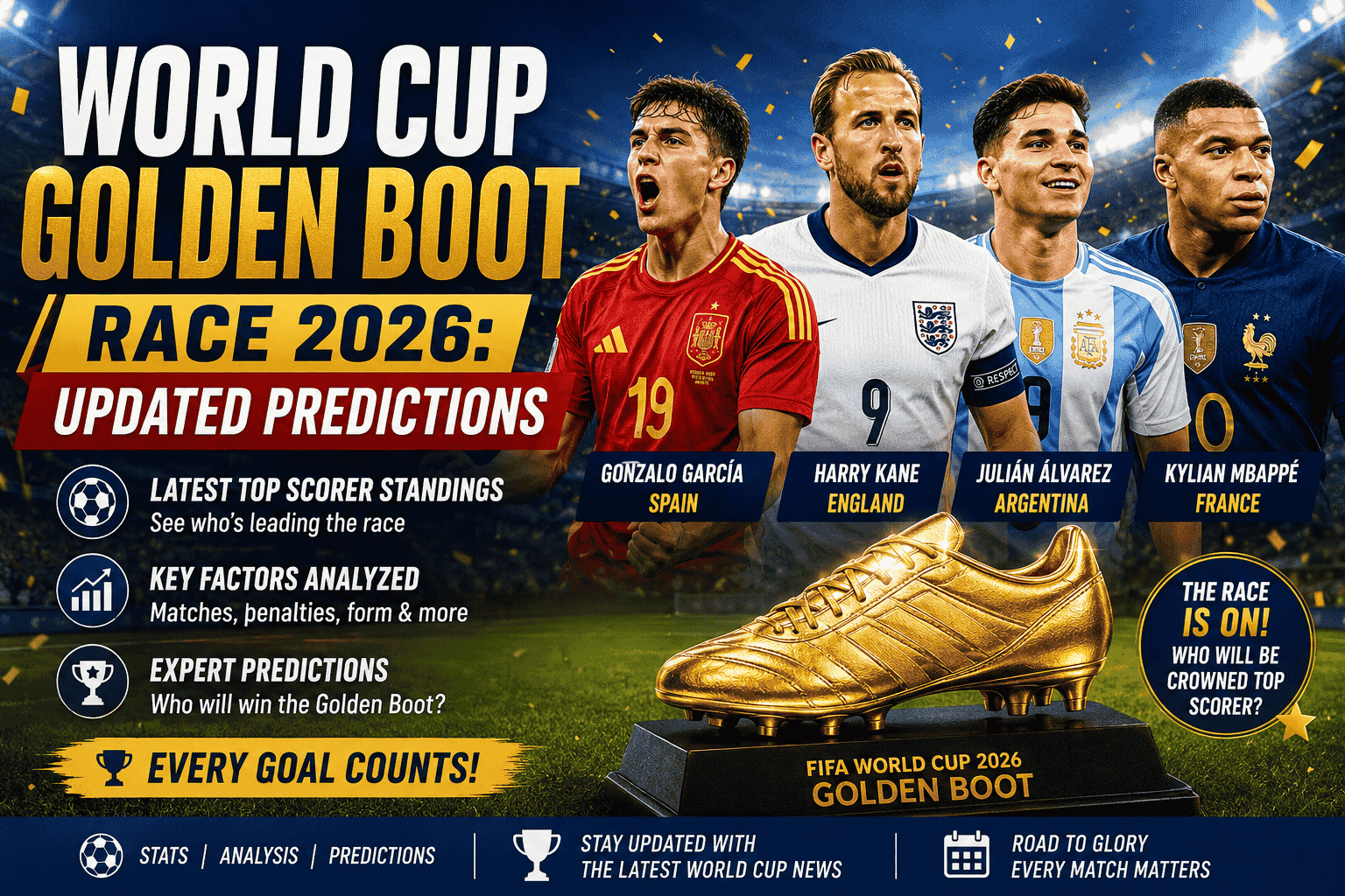 World Cup Golden Boot Race 2026: Updated Predictions photo