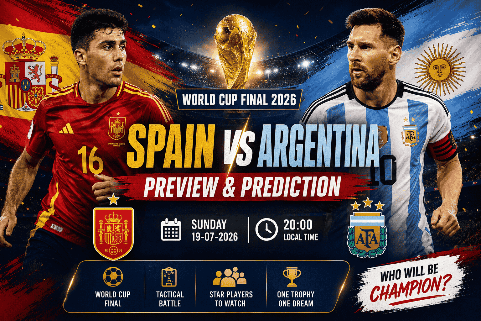 Spain vs Argentina Preview and Prediction photo